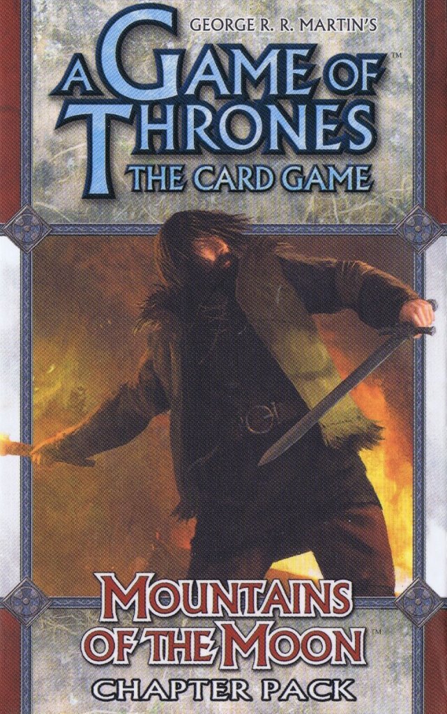 A Game of Thrones: The Card Game – Mountains of the Moon board game cover