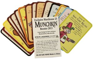 Exclusive Warehouse 23 Munchkin Booster board game cover