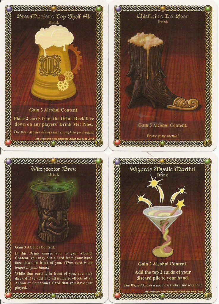 The Red Dragon Inn: Kickstarter Drink Cards board game cover
