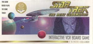 Star Trek: The Next Generation – Interactive VCR Board Game – A Klingon Challenge board game cover