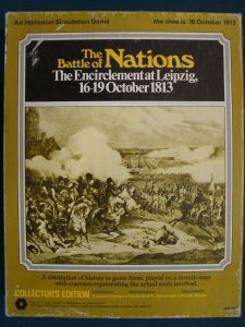 The Battle of Nations: The Encirclement at Leipzig, 16-19 October 1813 board game cover