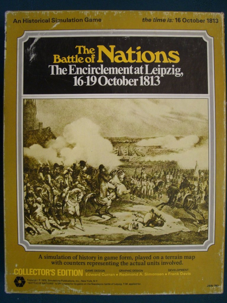 The Battle of Nations: The Encirclement at Leipzig, 16-19 October 1813 board game cover