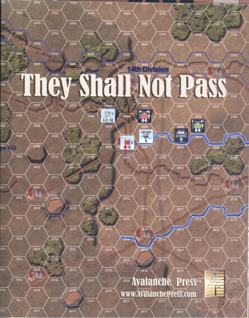They Shall Not Pass: The Battle of Verdun 1916 board game cover