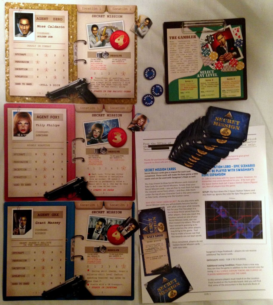 Agents of SMERSH: Swagman’s Hope Kickstarter Extras board game cover