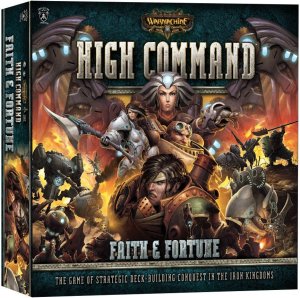 Warmachine: High Command – Faith & Fortune board game cover