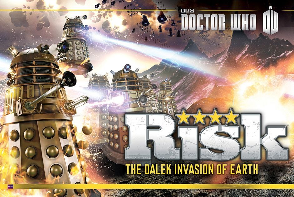 Risk: The Dalek Invasion of Earth board game cover