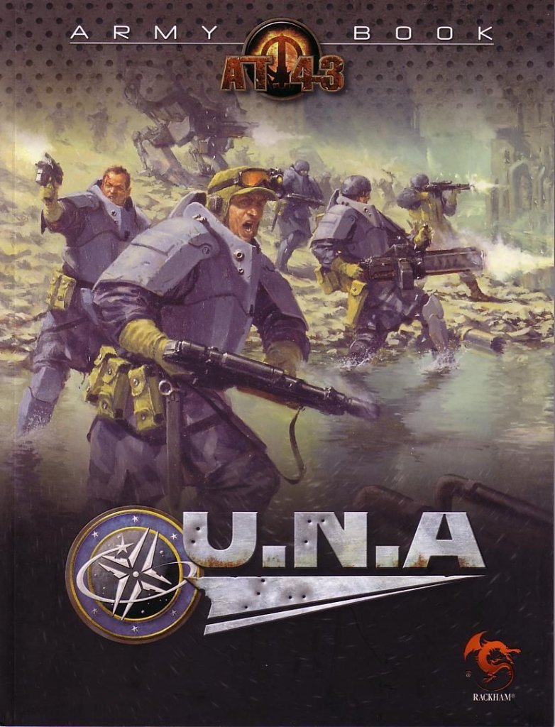 AT-43 Army Book: U.N.A. board game cover