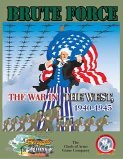 Brute Force: The War in the West, 1940-1945 board game cover