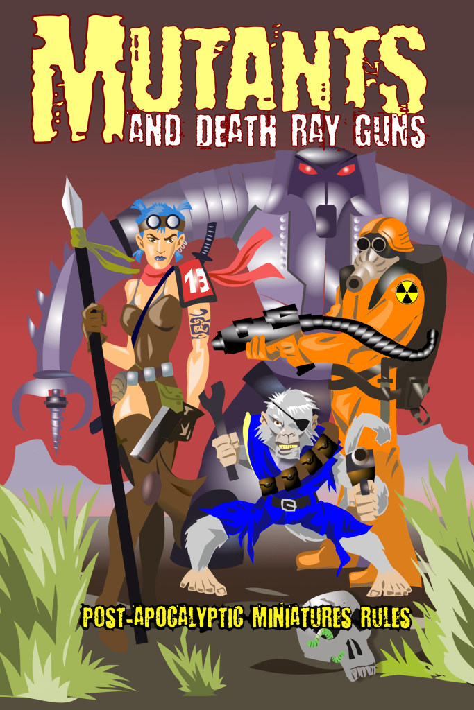 Mutants and Death Ray Guns board game cover