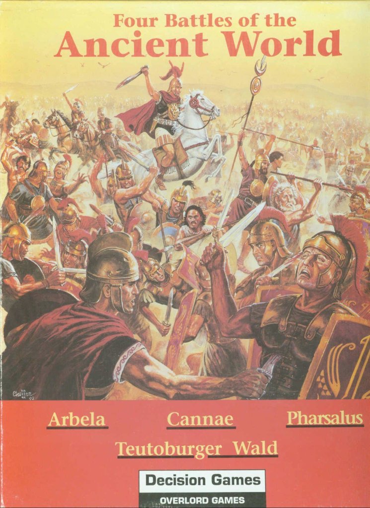 Four Battles of the Ancient World board game cover