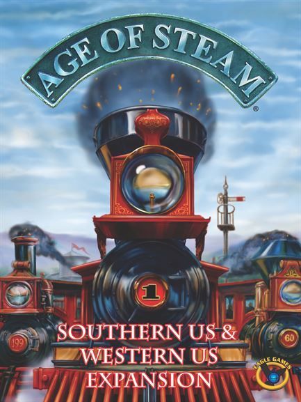 Age of Steam Expansion: Southern US / Western US board game cover