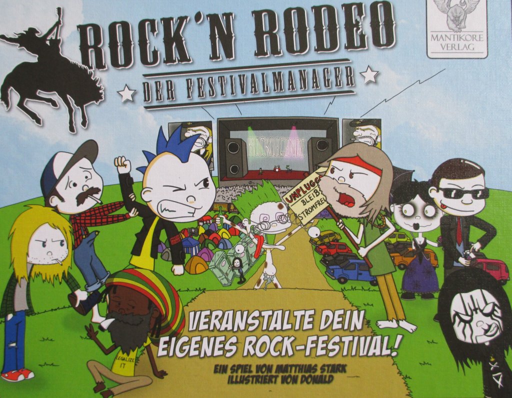 Rock’n Rodeo: Der Festivalmanager board game cover