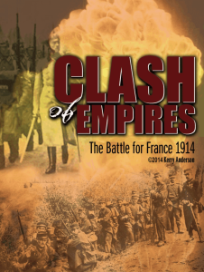 Clash of Empires: The Battle for France 1914 board game cover