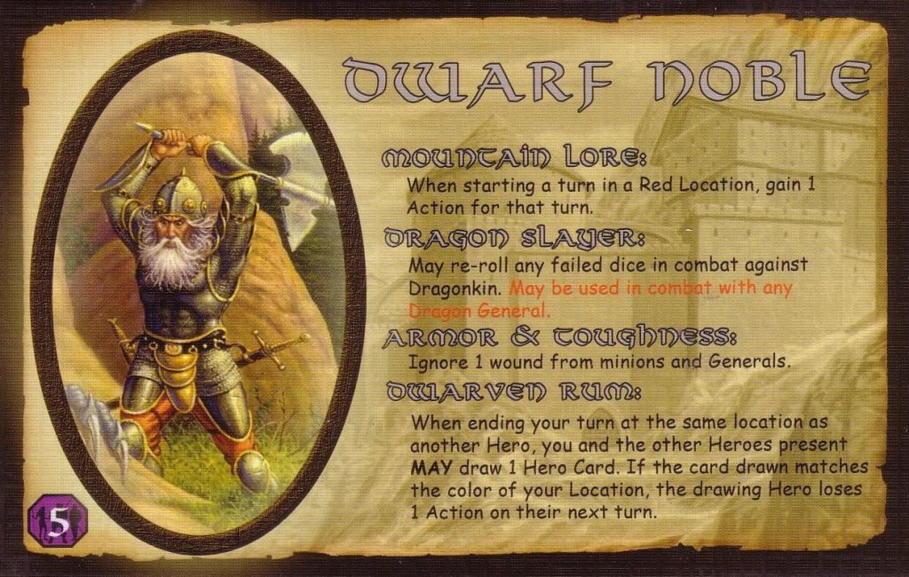 Defenders of the Realm: The Noble Dwarf board game cover