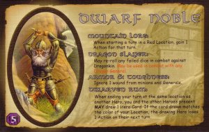 Defenders of the Realm: The Noble Dwarf board game cover