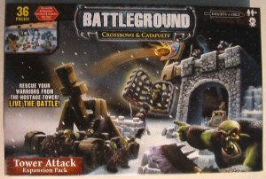 Battleground: Crossbows & Catapults – Tower Attack Expansion Pack board game cover