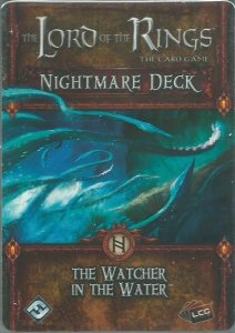 The Lord of the Rings: The Card Game – Nightmare Deck: The Watcher in the Water board game cover