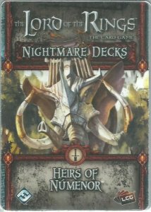 The Lord of the Rings: The Card Game – Nightmare Decks: Heirs of Númenor board game cover