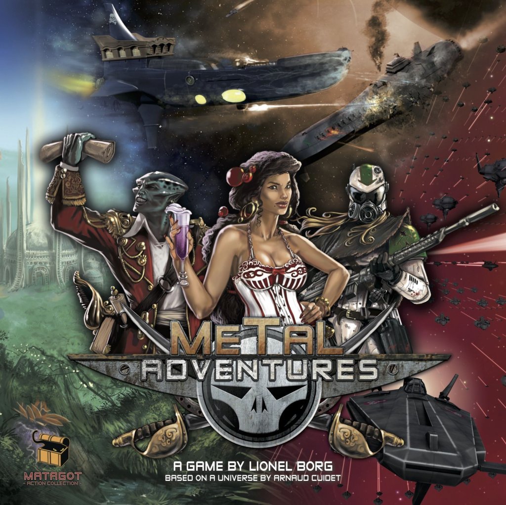 Metal Adventures board game cover