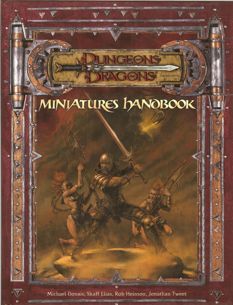 Dungeons & Dragons Miniatures Handbook board game cover