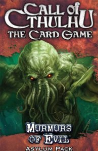 Call of Cthulhu: The Card Game – Murmurs of Evil Asylum Pack board game cover