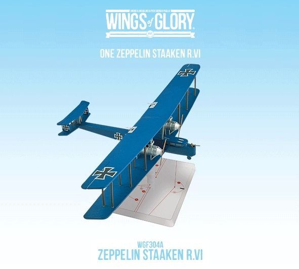 Wings of Glory: WW1 Giants of the Sky – Zeppelin Staaken R.VI board game cover