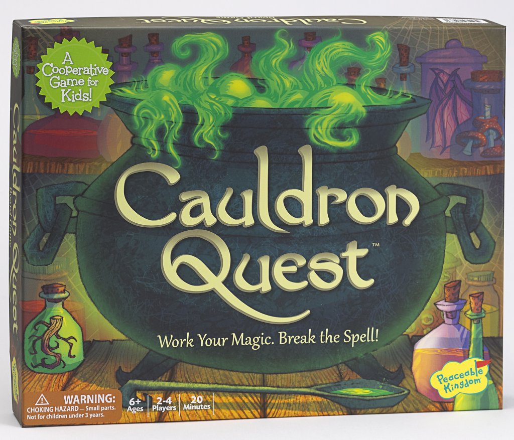 Cauldron Quest board game cover