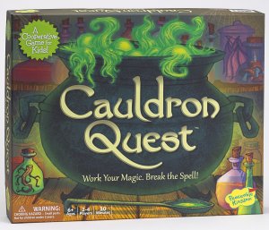 Cauldron Quest board game cover