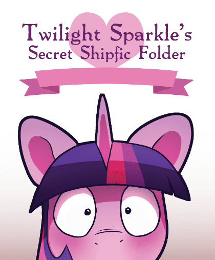 Twilight Sparkle’s Secret Shipfic Folder board game cover