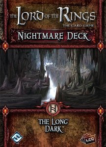 The Lord of the Rings: The Card Game – Nightmare Deck: The Long Dark board game cover