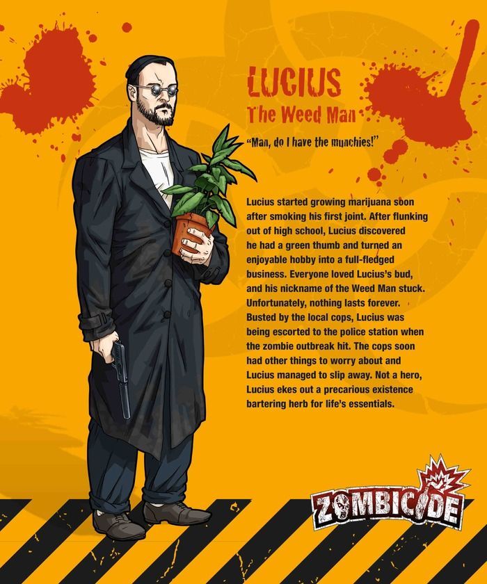 Zombicide Survivor: Lucius board game cover