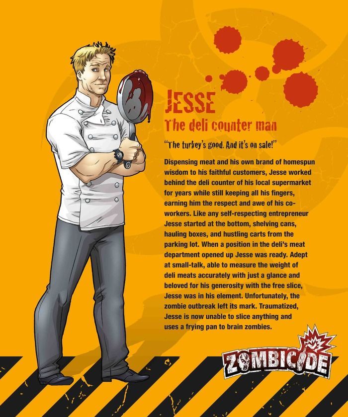 Zombicide Survivor: Jesse board game cover