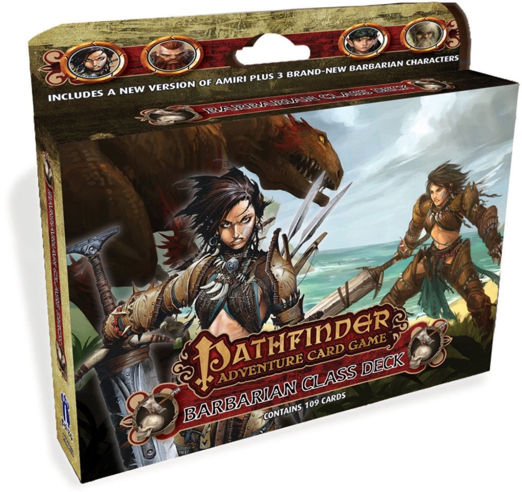 Pathfinder Adventure Card Game: Class Deck – Barbarian board game cover