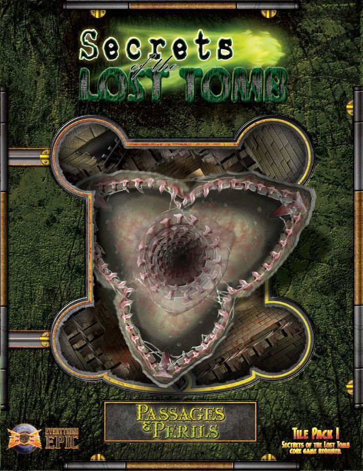 Secrets of the Lost Tomb: Passages and Perils board game cover