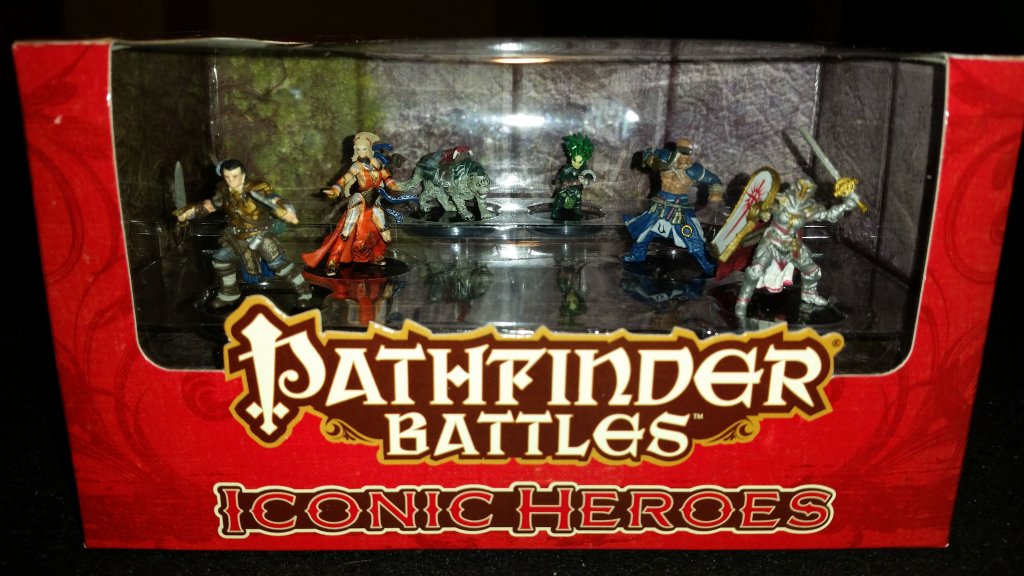 Pathfinder Battles: Iconic Heroes Set 1 board game cover