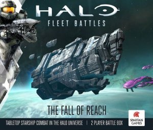 Halo: Fleet Battles – The Fall of Reach board game cover