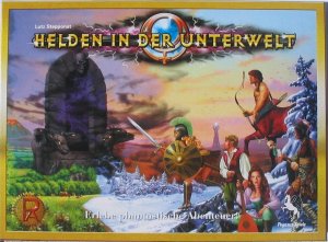Helden in der Unterwelt board game cover