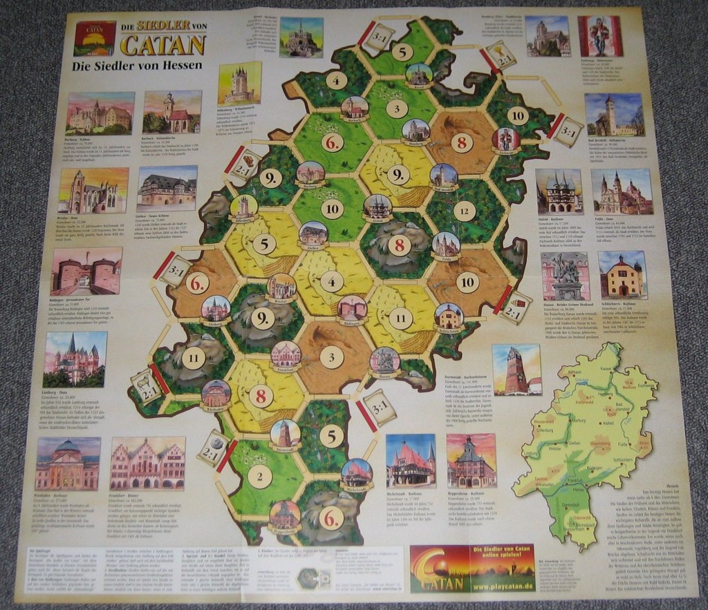 Catan Geographies: Settlers of Hesse board game cover