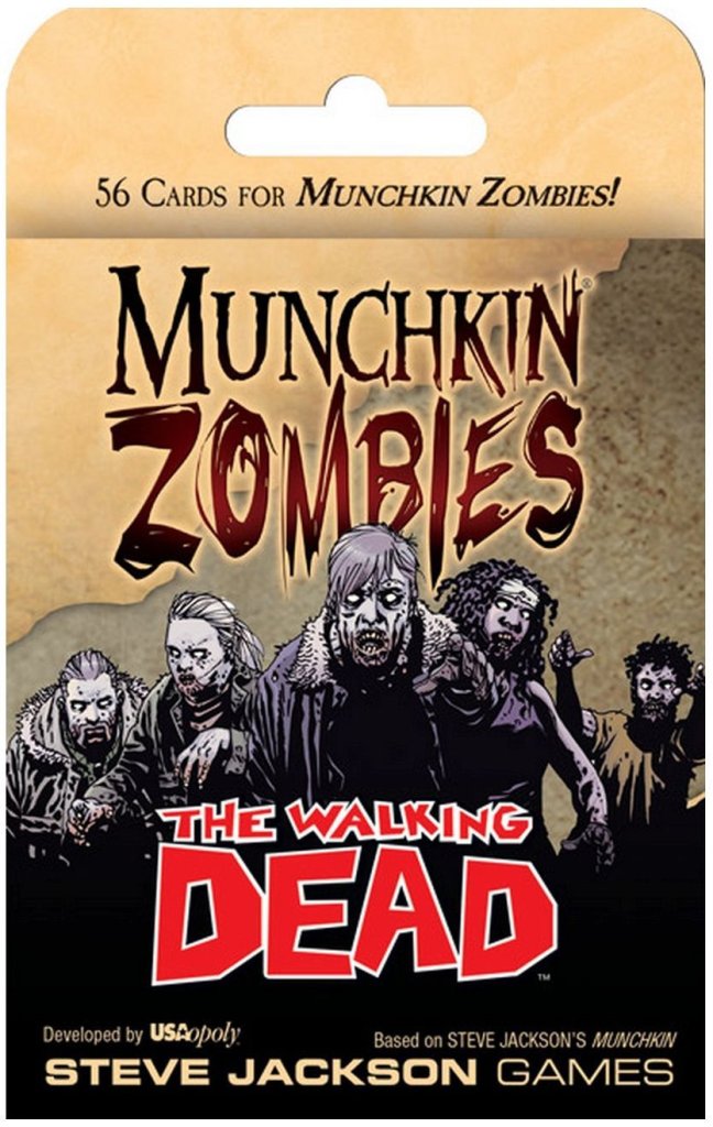 Munchkin Zombies: The Walking Dead board game cover