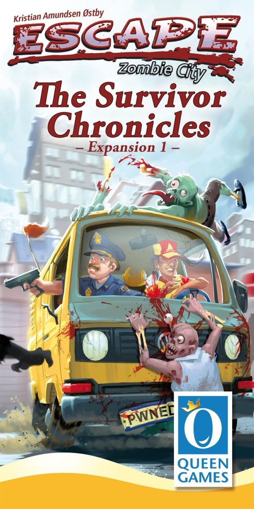 Escape: Zombie City – Expansion 1: The Survivor Chronicles board game cover
