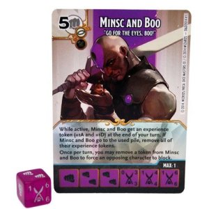 Dungeons & Dragons Dice Masters: Battle for Faerûn – Minsc and Boo Promo Card board game cover