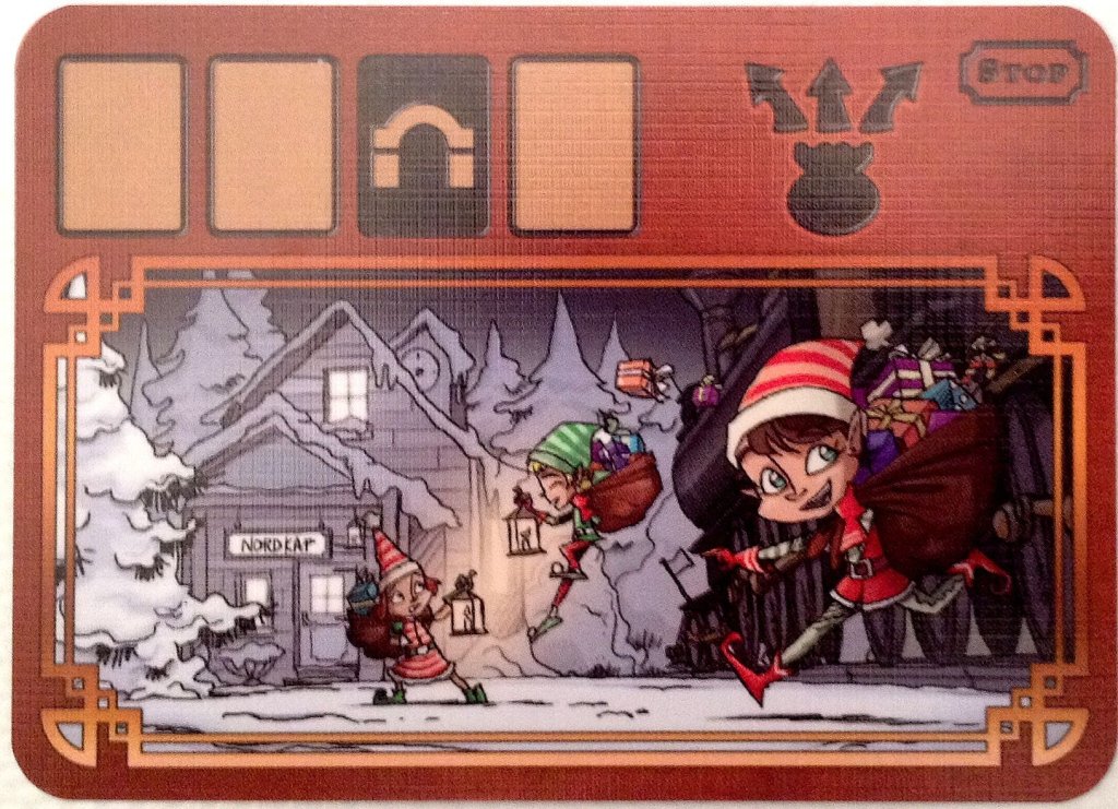 Colt Express: North Pole Station board game cover