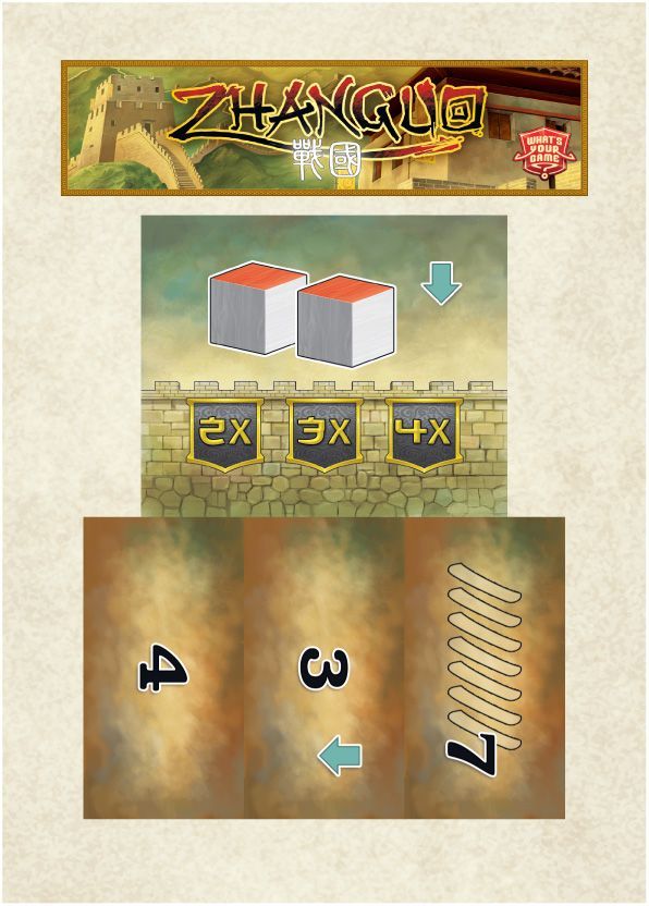 ZhanGuo: Brettspiel Adventskalender 2015 Promo board game cover