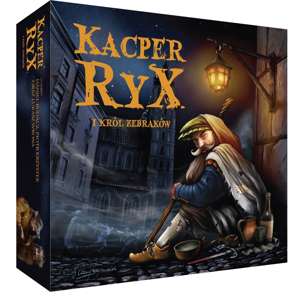 Kacper Ryx i Król Żebraków board game cover