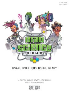 Mad Science Foundation board game cover