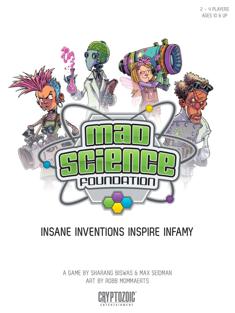 Mad Science Foundation board game cover
