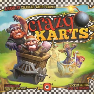 Crazy Karts board game cover