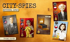 City of Spies: Promo Cards board game cover