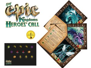 Tiny Epic Kingdoms: Heroes’ Call – Deluxe Promo Pack and Mini Expansion board game cover