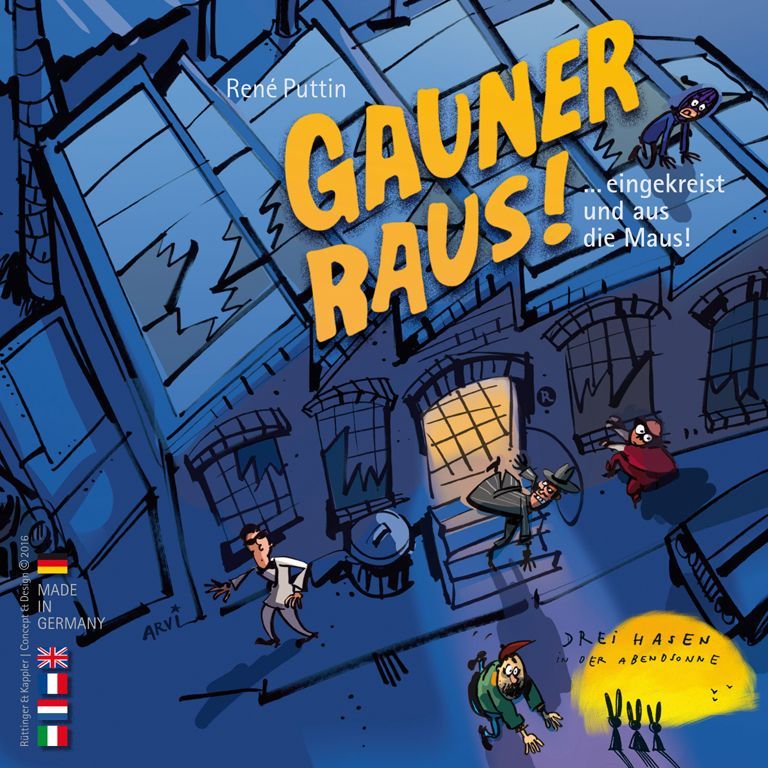Gauner raus! board game cover